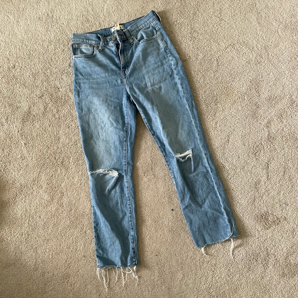 Madewell high rise slim crop boyjean - Picture 2 of 7